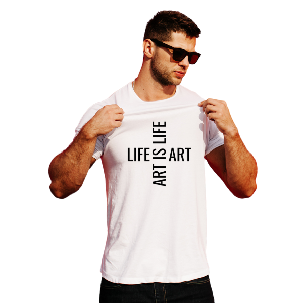 Art Is Life T-Shirt (White)